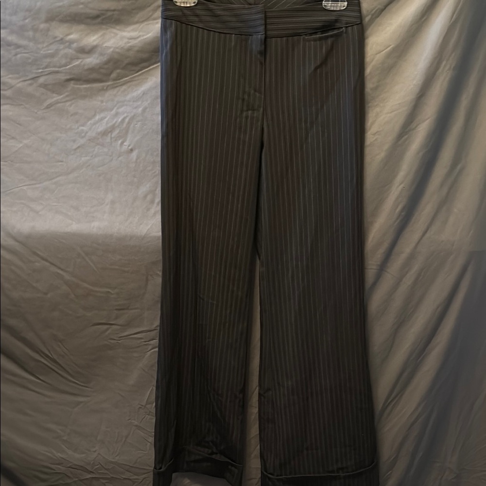 Black Pinstripe Pants by 5 7 9
